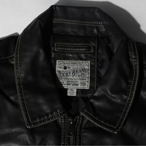 Lucky Brand Men's Black Bomber Jacket